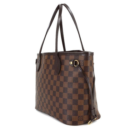Louis Vuitton Damier Neverfull PM Tote Ebene Gold Brown