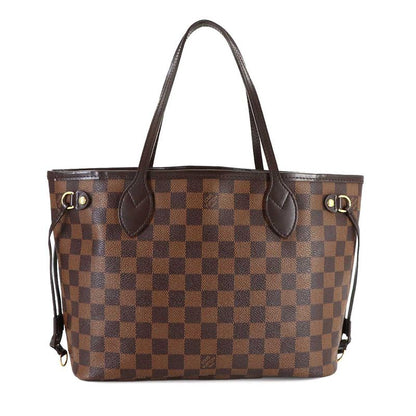 Louis Vuitton Damier Neverfull PM Tote Ebene Gold Brown