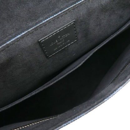 Louis Vuitton Damier Cobalt Newport Message Shoulder Bag Navy Blue