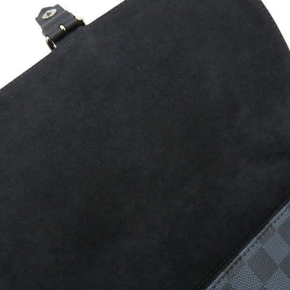 Louis Vuitton Damier Cobalt Newport Message Shoulder Bag Navy Blue