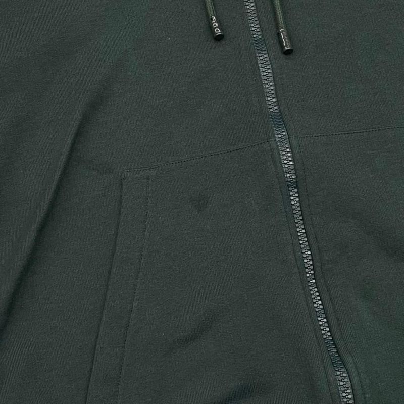 Louis Vuitton Hoodie Hybrid Denim Cut Replacement Zip Up Jacket Green Blue