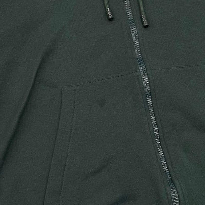 Louis Vuitton Hoodie Hybrid Denim Cut Replacement Zip Up Jacket Green Blue