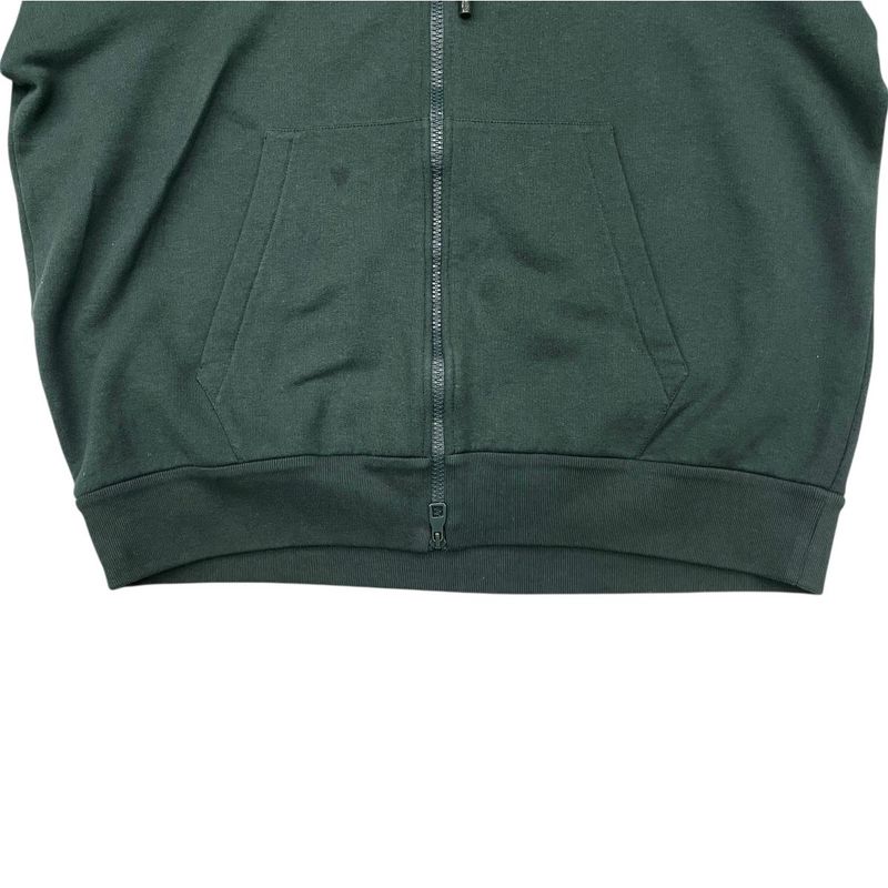 Louis Vuitton Hoodie Hybrid Denim Cut Replacement Zip Up Jacket Green Blue