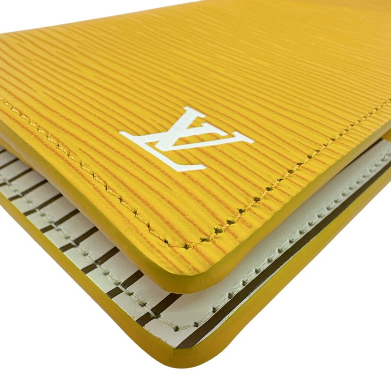 Louis Vuitton Portefeuille Brother Epi Leather Wallet Yellow