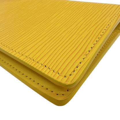 Louis Vuitton Portefeuille Brother Epi Leather Wallet Yellow