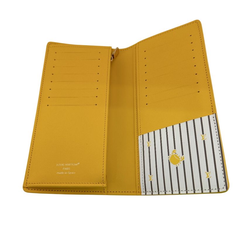 Louis Vuitton Portefeuille Brother Epi Leather Wallet Yellow
