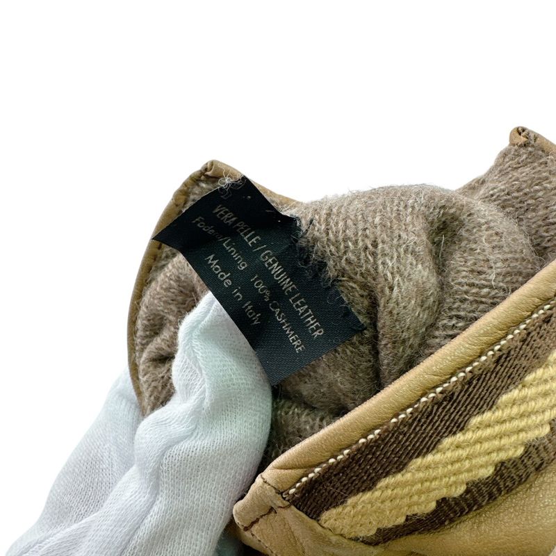 Gucci Cashmere Gloves Brown