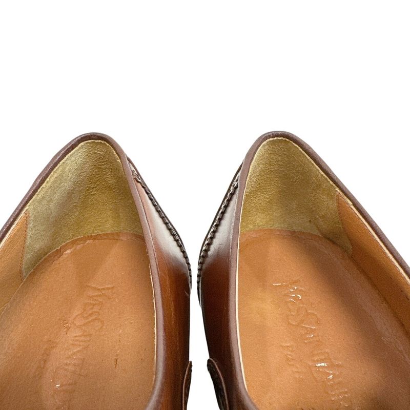 Saint Laurent Yves Straight Tip Business Shoes Lace Type