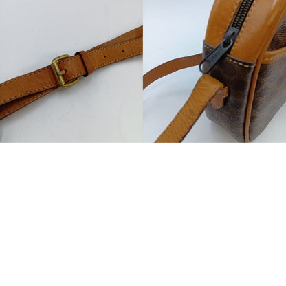 Celine Macadam Shoulder Bag 10 Brown