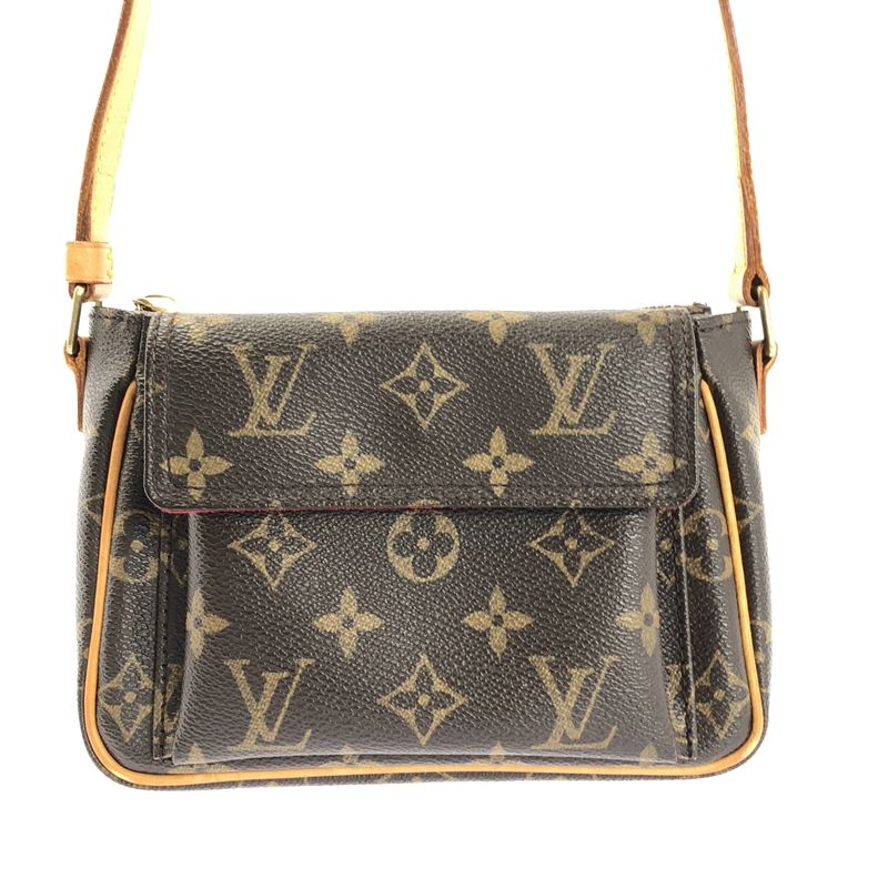 Louis Vuitton Monogram Viva-Cite PM Shoulder Bag Pochette Brown