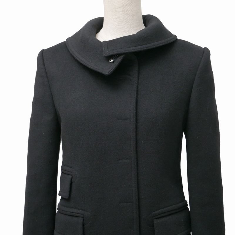 Gucci Coat 38 Cashmere Blend Slit Long