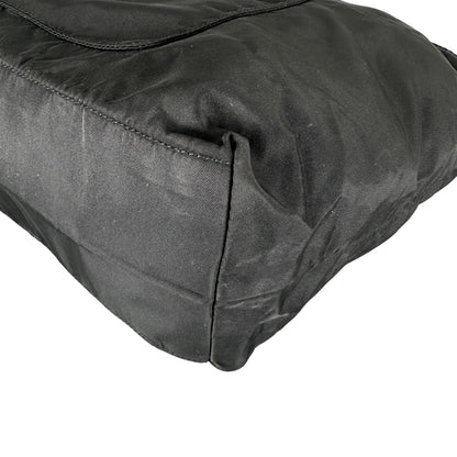 Prada Triangle Logo Tote Bag Nylon Black — view 7