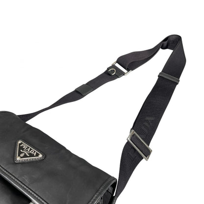 Prada Re-Nylon Shoulder Bag Nylon Black — view 5