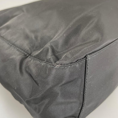 Prada Triangle Logo Tote Bag Nylon Black — view 5