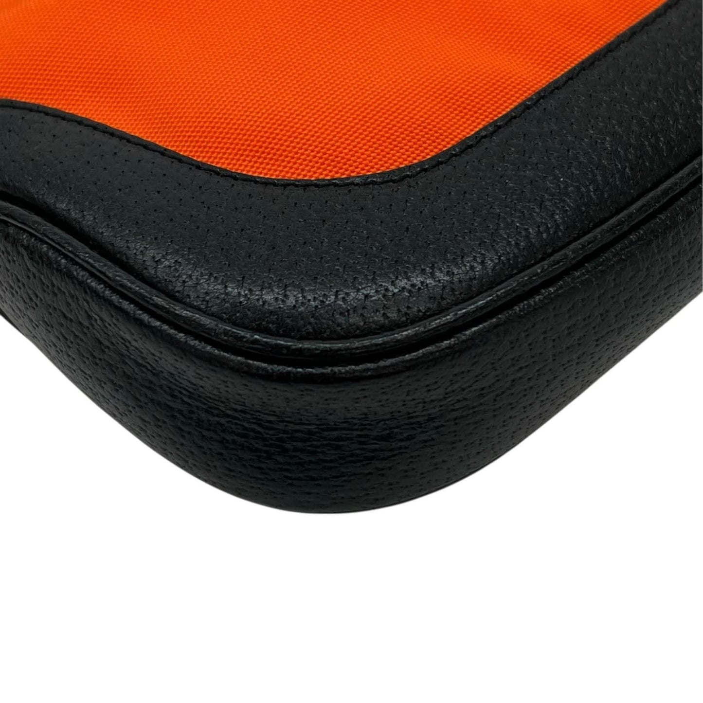 Gucci Jackie Shoulder Bag Polyester Leather Black — view 8