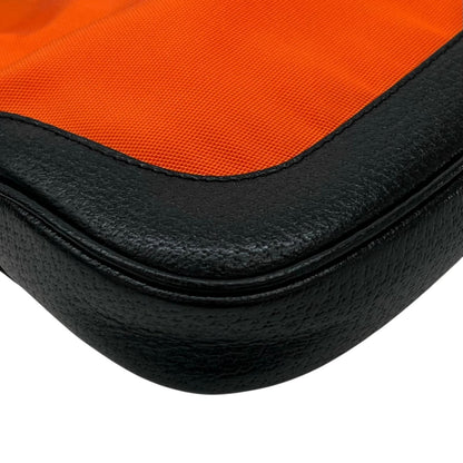 Gucci Jackie Shoulder Bag Polyester Leather Black — view 6