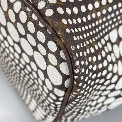 Louis Vuitton Neverfull MM Tote Bag Damier Azur Canvas White Yayoi Kusama — view 8