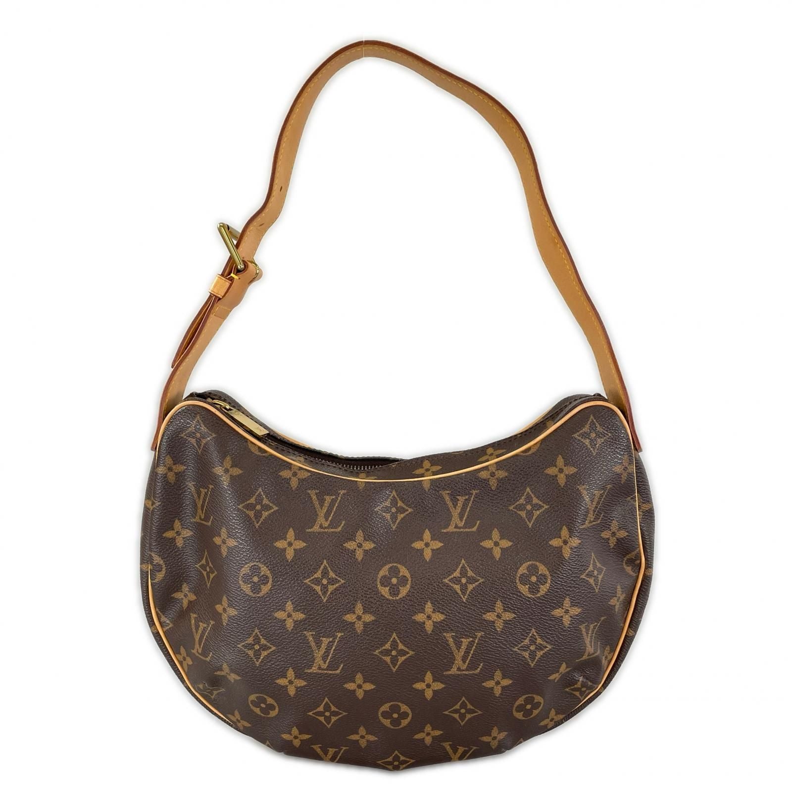 Louis Vuitton Croissant MM Shoulder Bag Monogram Canvas Brown
