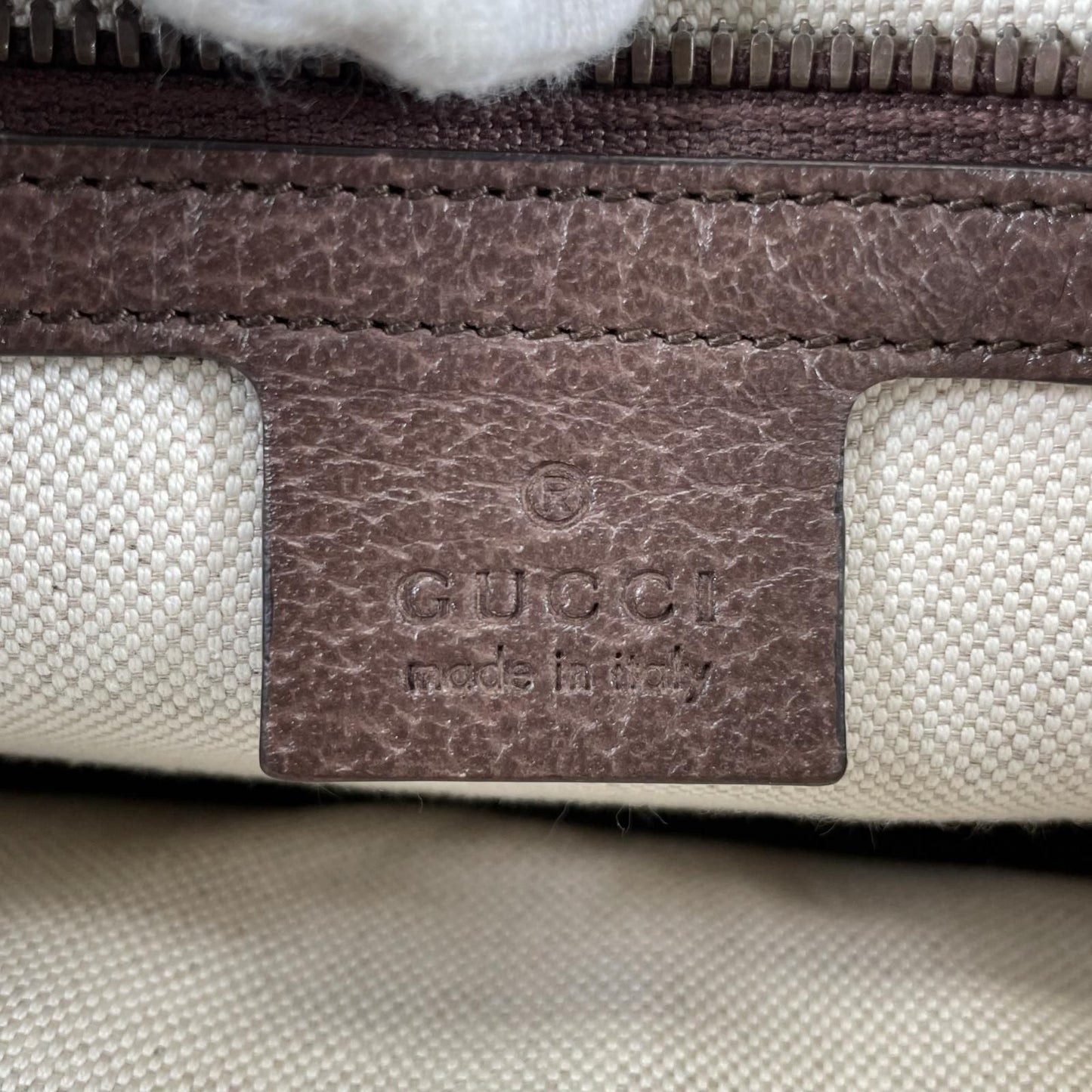 Gucci Gujumbo GG Pineapple Handbag Leather Brown 2-Way — view 8