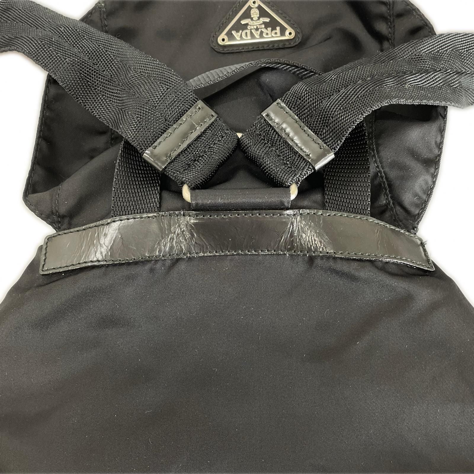 Prada Nylon Mini Backpack Black — view 5