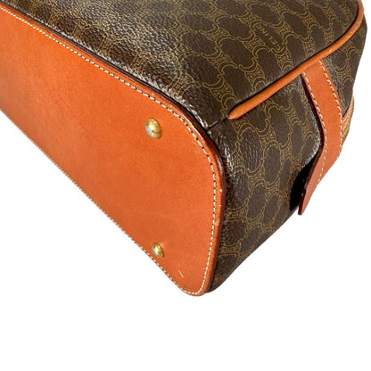 Celine Macadam Handbag Leather Brown Mini — view 6