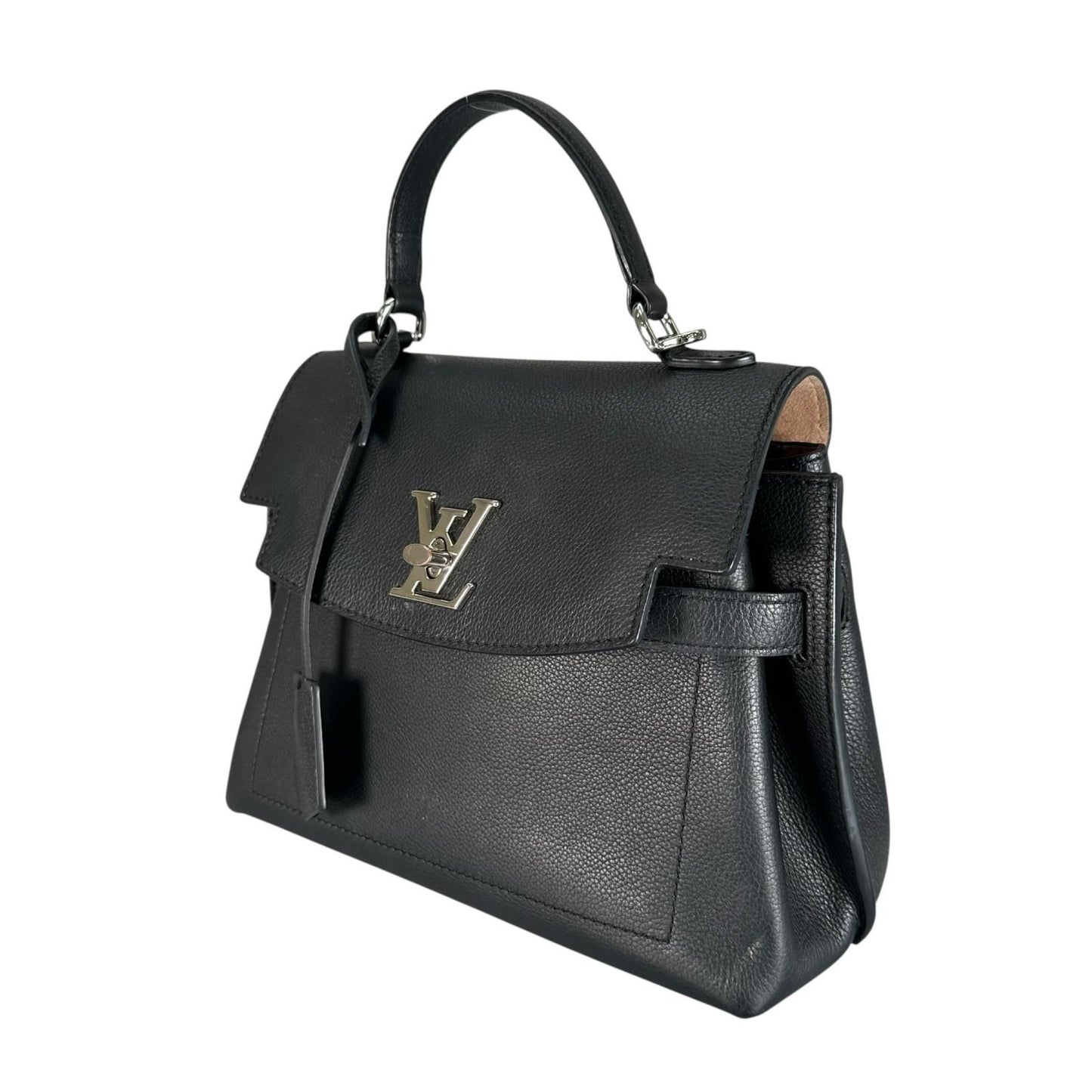 Louis Vuitton Lockme Eva BB Handbag Leather Navy 2-Way — view 2