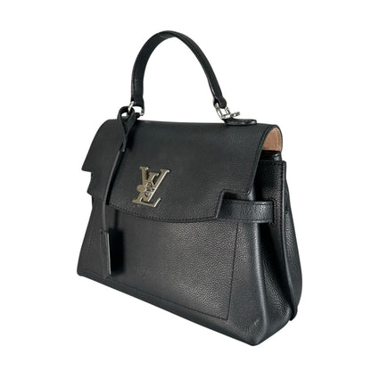 Louis Vuitton Lockme Eva BB Handbag Leather Navy 2-Way — view 2