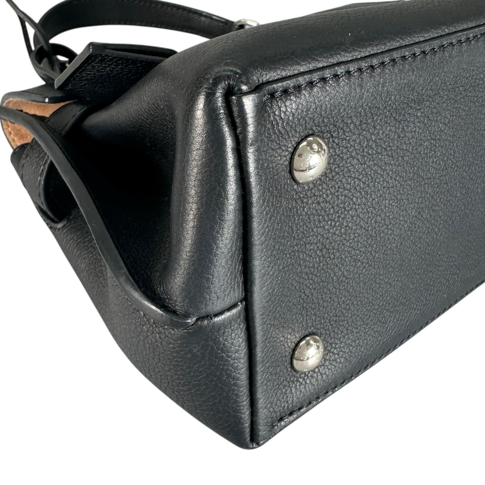 Louis Vuitton Lockme Eva BB Handbag Leather Navy 2-Way — view 7