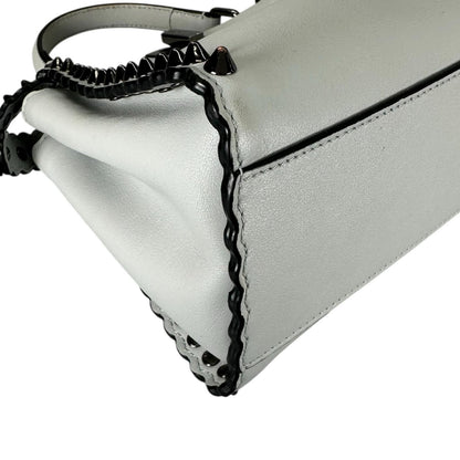 Fendi Peekaboo Handbag Leather Blue — view 7