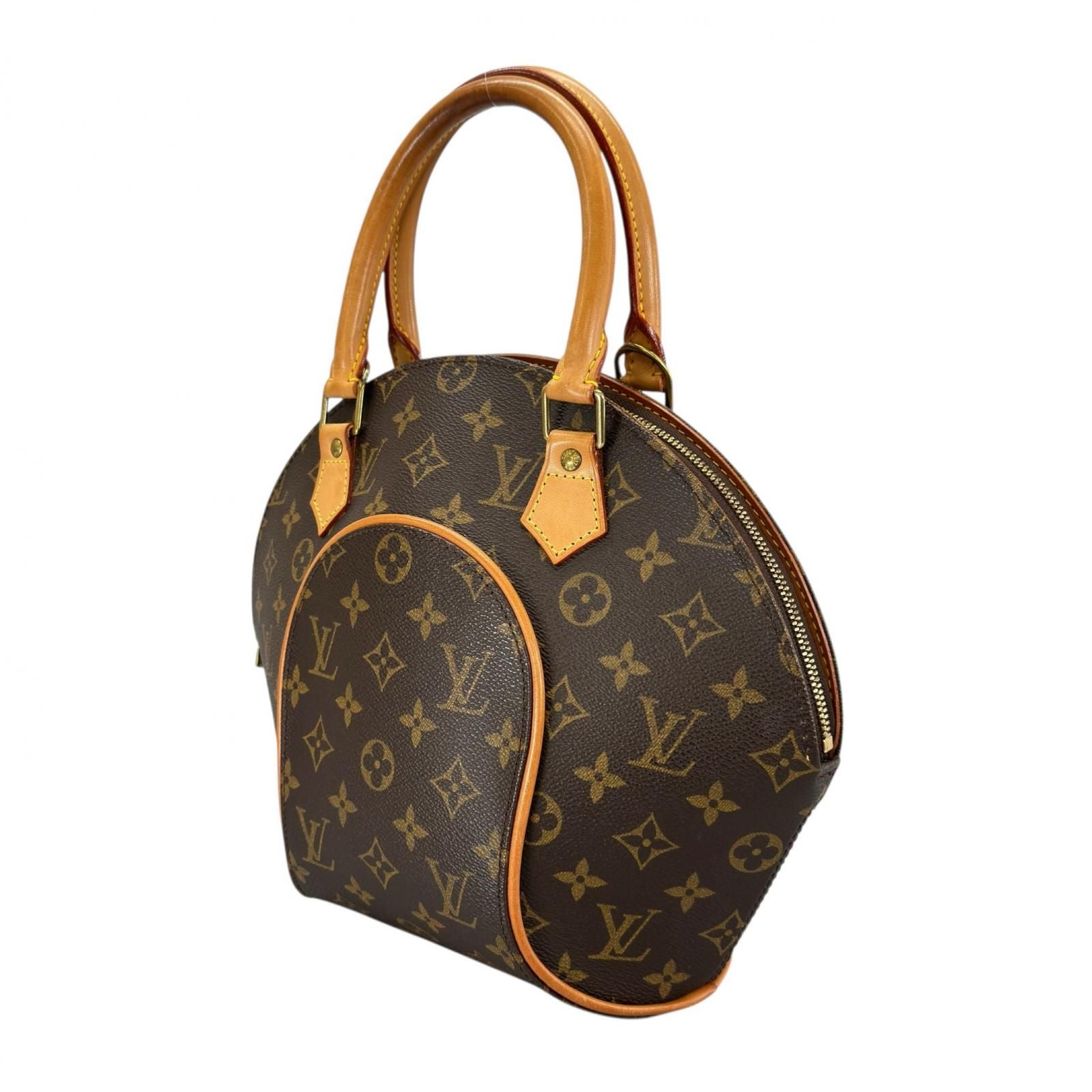 Louis Vuitton Ellipse PM Handbag Monogram Canvas Brown — view 2