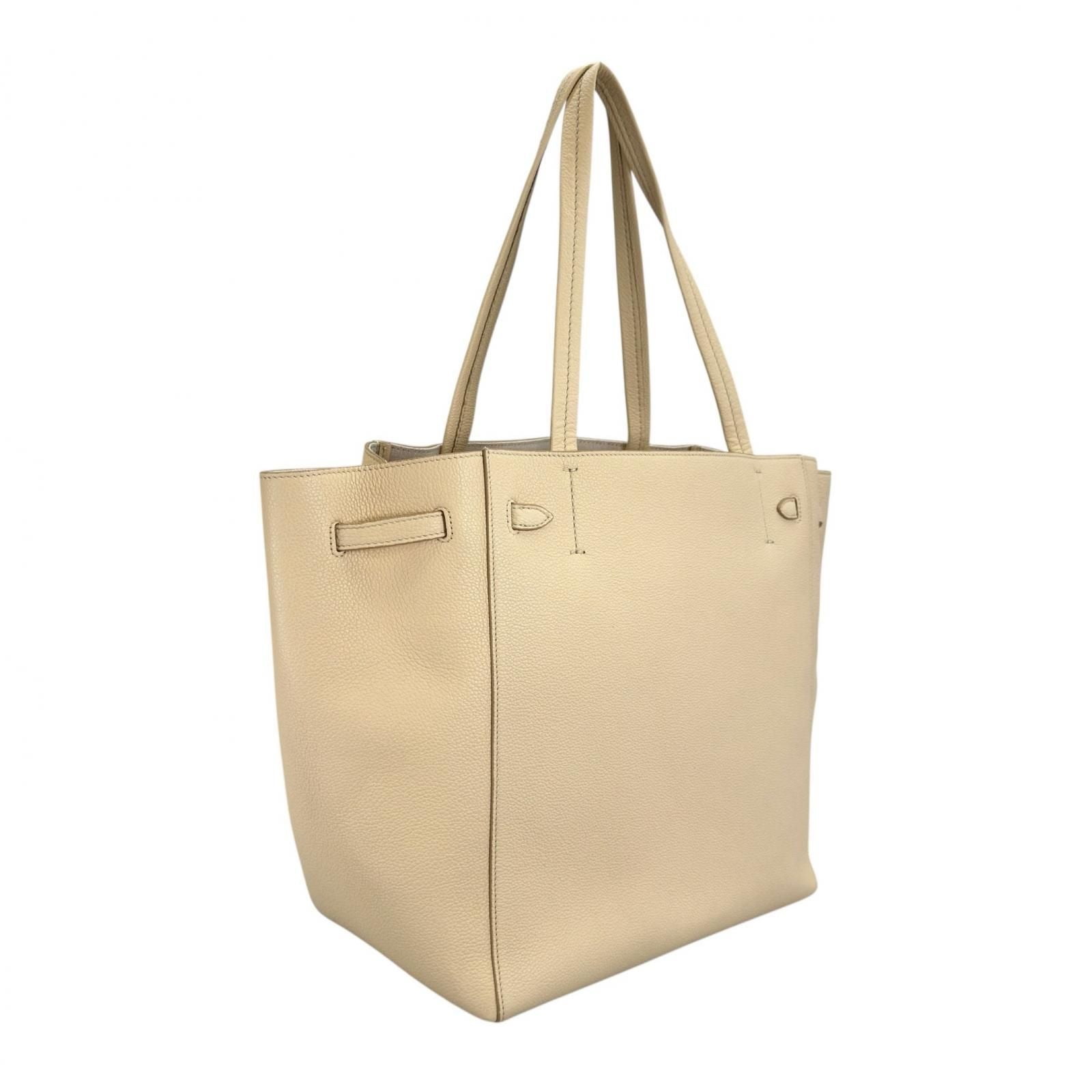 Celine Cabas Phantom Tote Bag Leather Beige — view 3