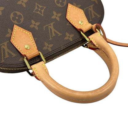 Louis Vuitton Alma BB Handbag Monogram Canvas Brown 2-Way — view 5