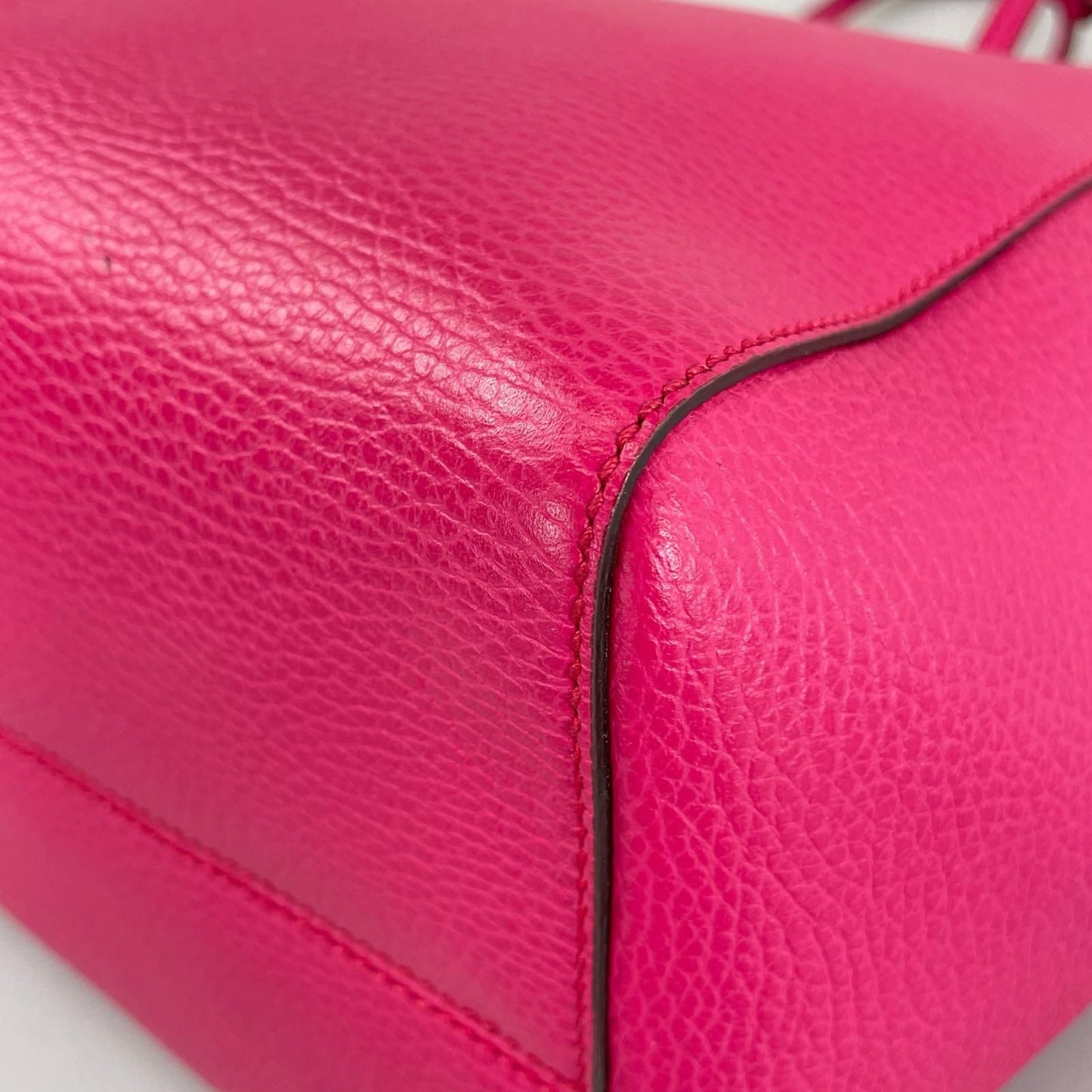 Gucci Swing Tote Bag Leather Pink — view 6