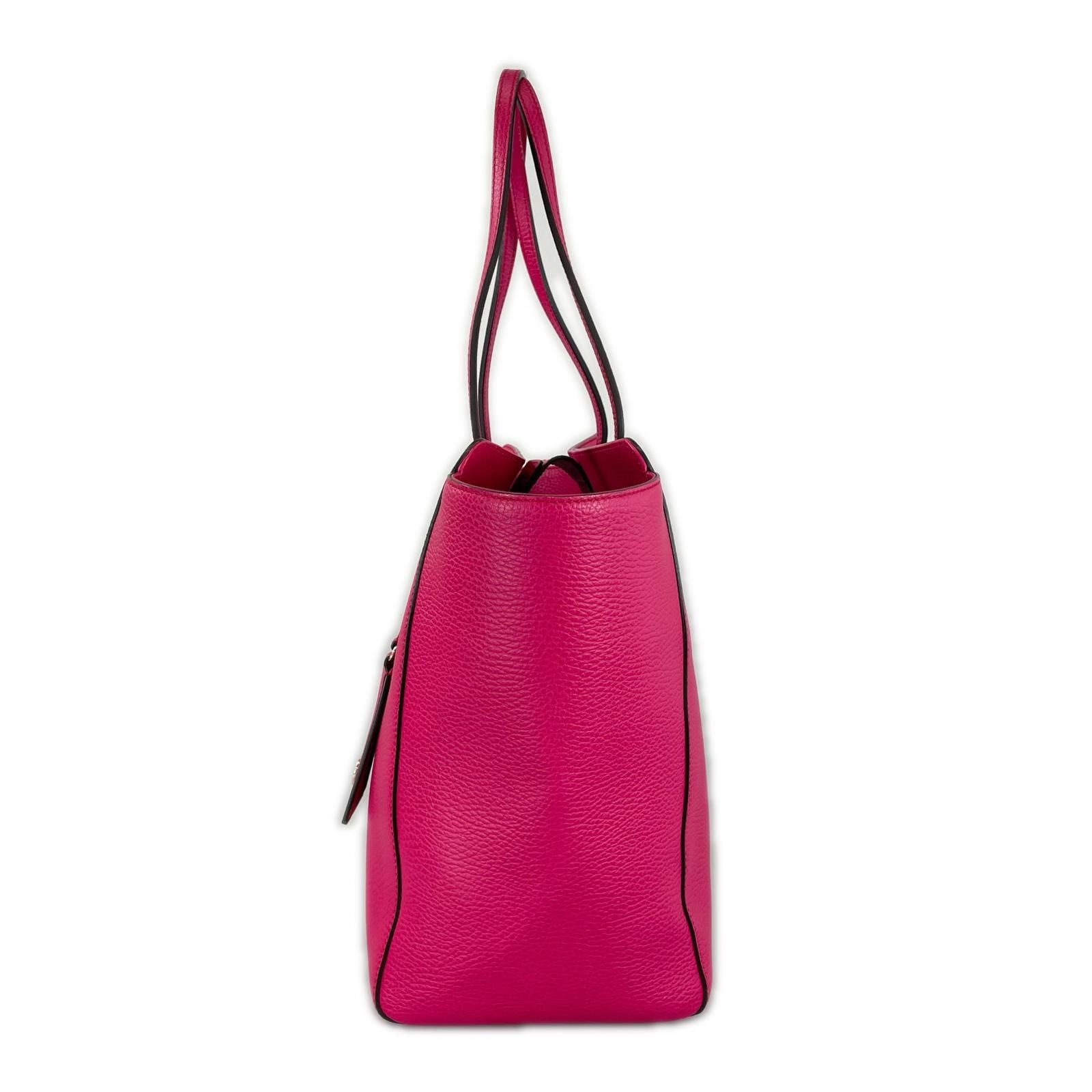 Gucci Swing Tote Bag Leather Pink — view 2