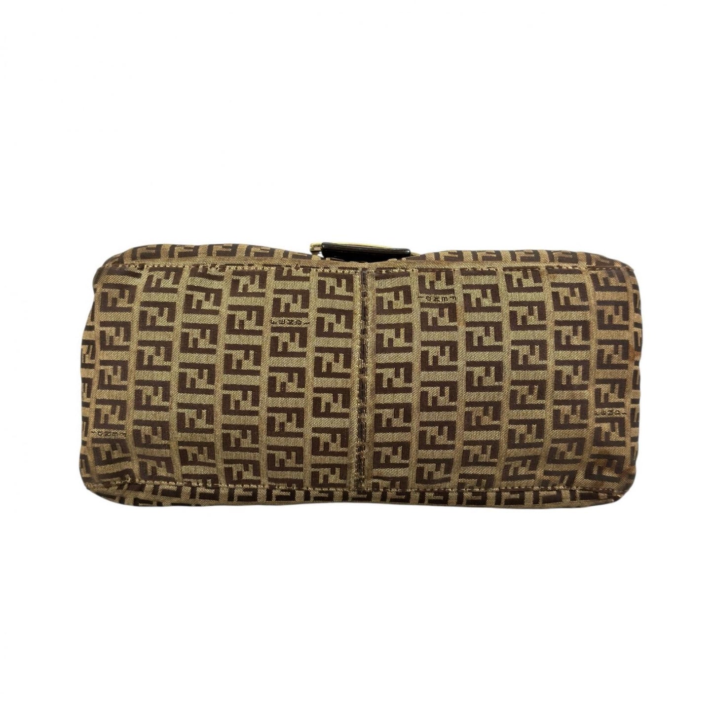 Fendi Mamma Baguette Zucchino Shoulder Bag Canvas Brown I'm Just — view 4