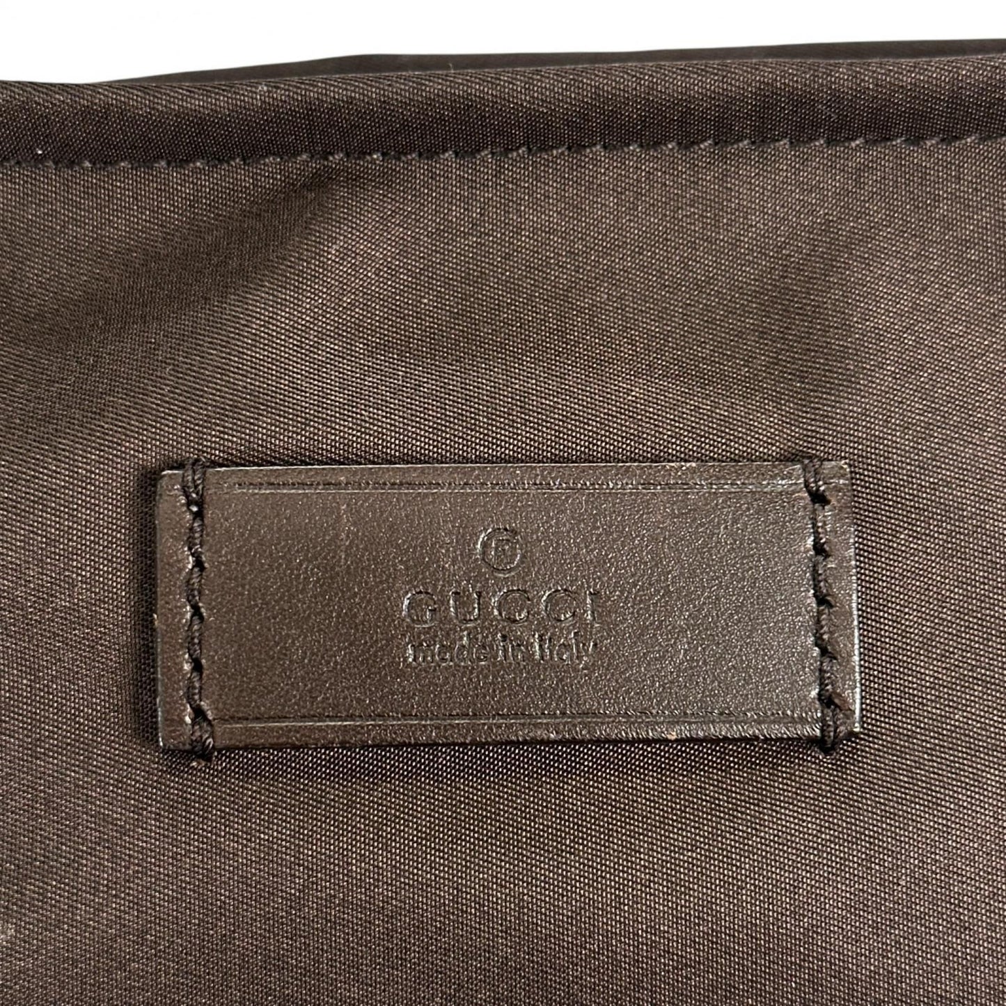 Gucci Diamante Sherry Line Shoulder Bag Nylon Brown — view 8