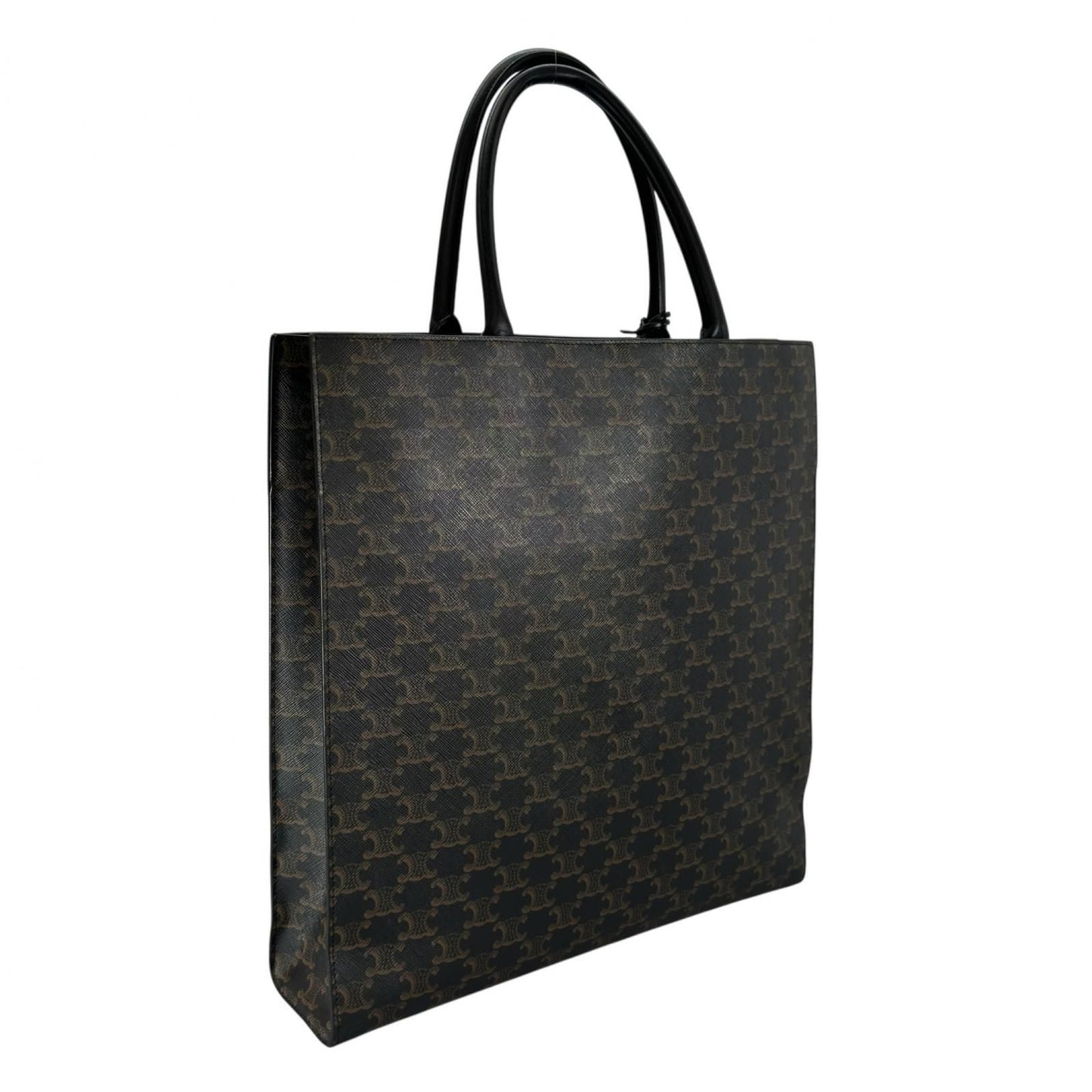 Celine Vertical Cabas Large Tote Bag Brown — view 3