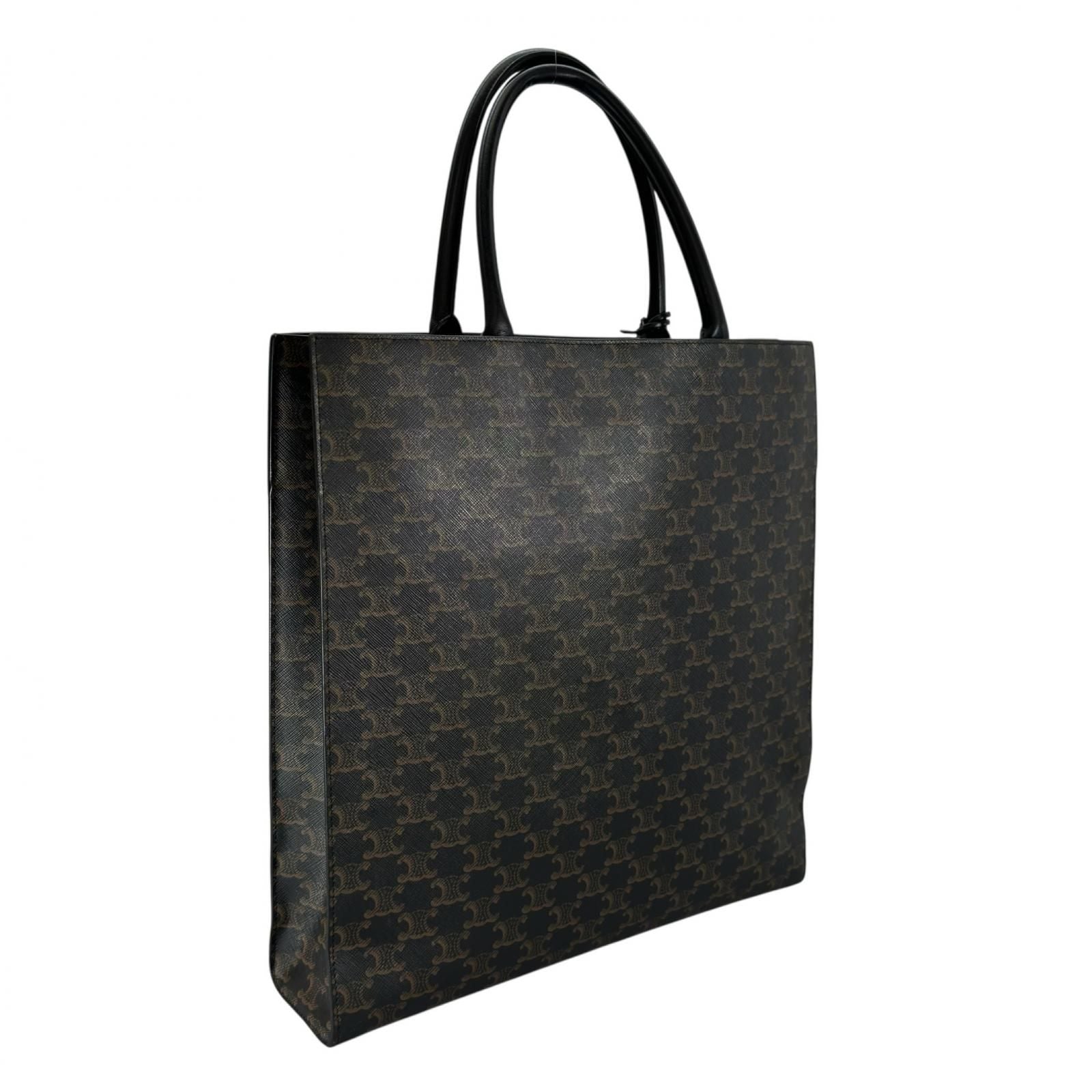 Celine Vertical Cabas Large Tote Bag Brown — view 3