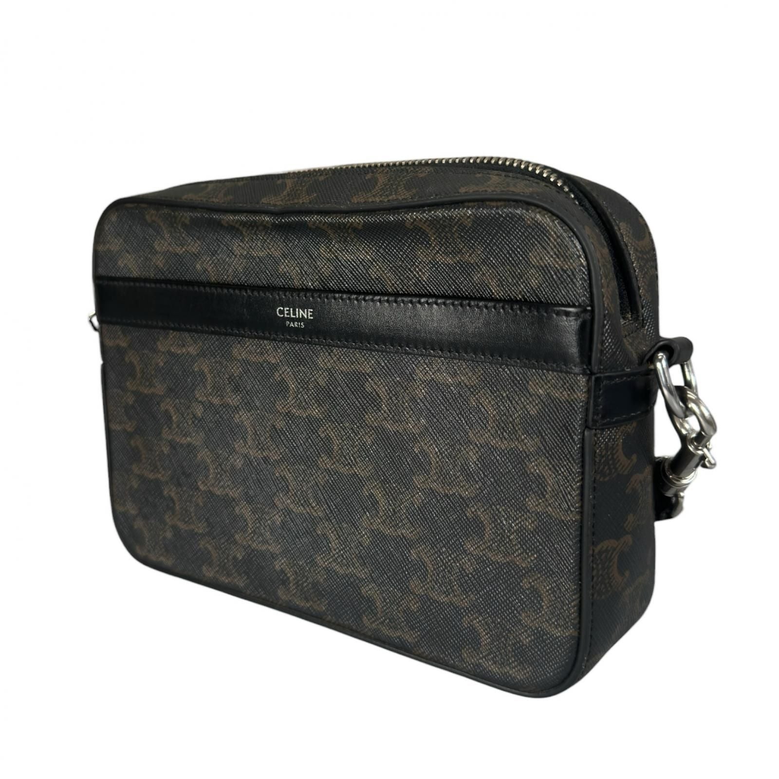 Celine Small Messenger Shoulder Bag Black — view 2