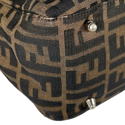 Fendi Handbag Canvas Brown — view 7
