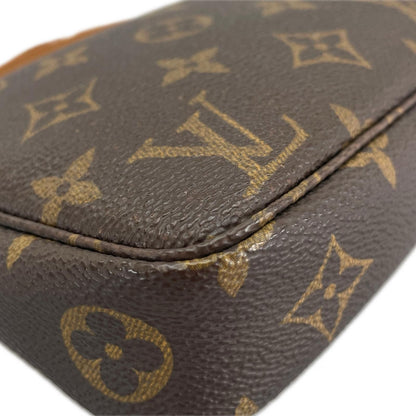 Louis Vuitton Pochette Accessoires Pouch Monogram Canvas Brown — view 6