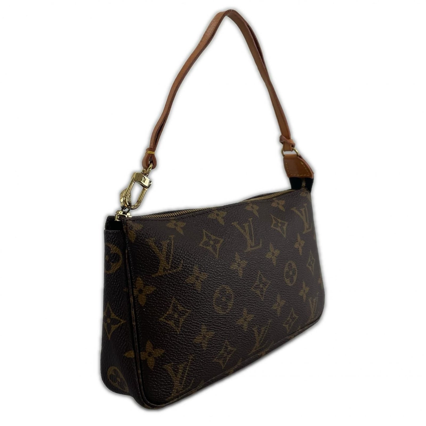 Louis Vuitton Pochette Accessoires Pouch Monogram Canvas Brown — view 3
