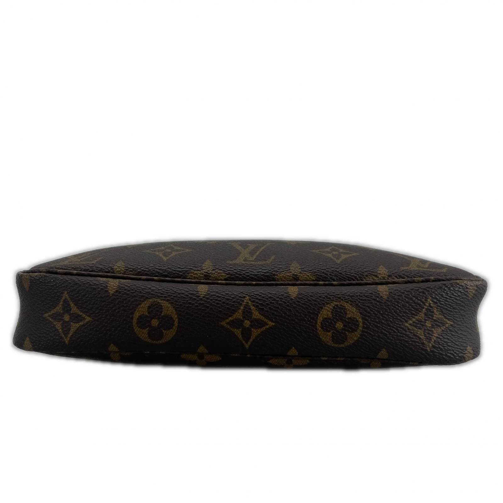 Louis Vuitton Pochette Accessoires Pouch Monogram Canvas Brown — view 4