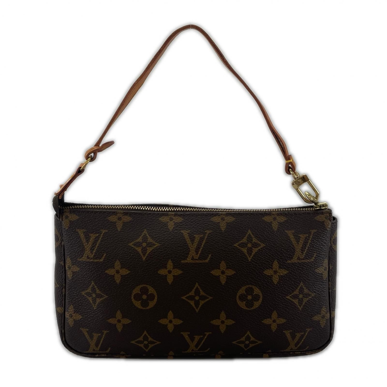Louis Vuitton Pochette Accessoires Pouch Monogram Canvas Brown