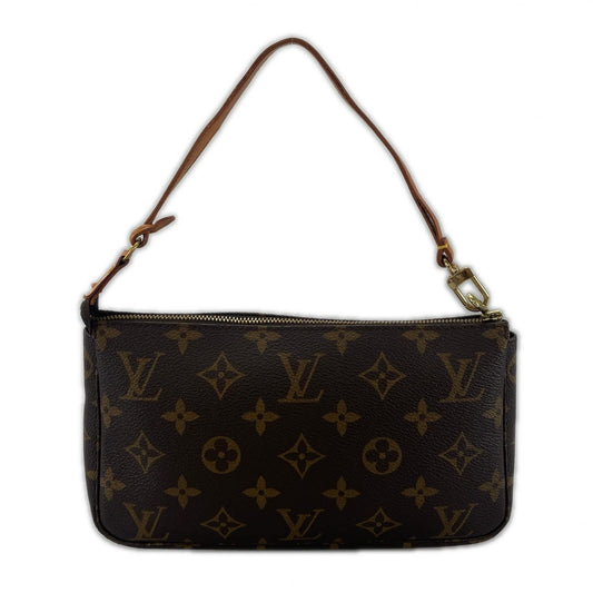 Louis Vuitton Pochette Accessoires Pouch Monogram Canvas Brown
