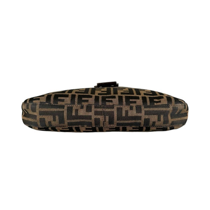 Fendi Zucca Pattern Shoulder Bag Canvas Brown — view 4