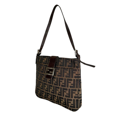 Fendi Zucca Pattern Shoulder Bag Canvas Brown — view 2