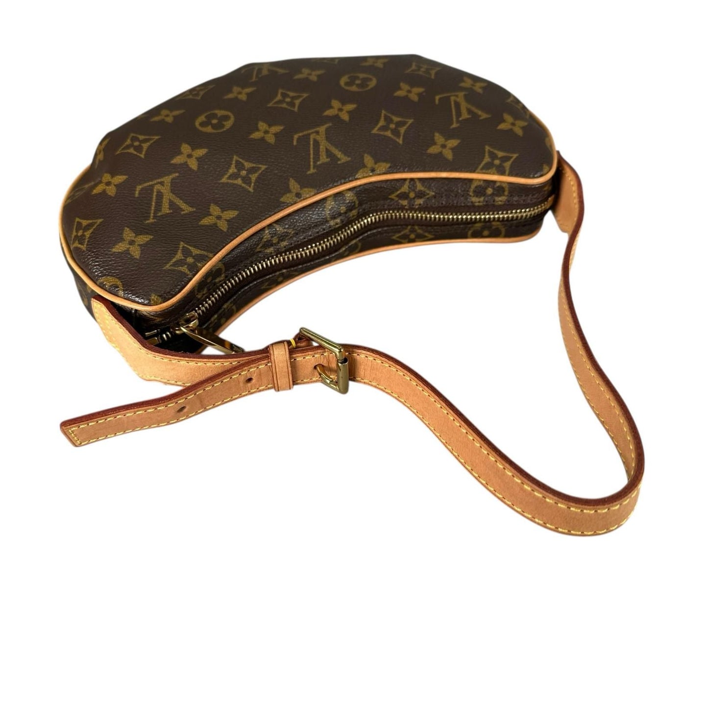 Louis Vuitton Croissant PM Handbag Monogram Canvas Brown — view 5