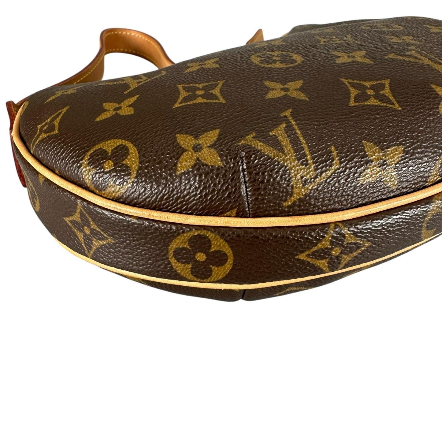 Louis Vuitton Croissant PM Handbag Monogram Canvas Brown — view 6