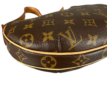 Louis Vuitton Croissant PM Handbag Monogram Canvas Brown — view 6